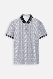 228PLS22110-ĐEN-1-min Ảnh của Áo polo nam Maverick hoạ tiết Dugarco - 228PLS22110