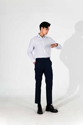 20240109_RTUrgaOKez Ảnh của Áo sơ mi nam dài tay công sở Dugarco hoạ tiết kẻ sọc nhỏ - 238SM21091