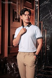 5504b6286f0bcd55941a Ảnh của Áo polo nam Maverick hoạ tiết Dugarco - 228PLS22110