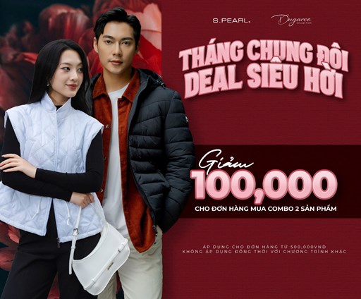 DUGARCO COLLECTION x S.PEARL - THÁNG CHUNG ĐÔI, DEAL SIÊU HỜI DUGARCO COLLECTION x S.PEARL - THÁNG CHUNG ĐÔI, DEAL SIÊU HỜI