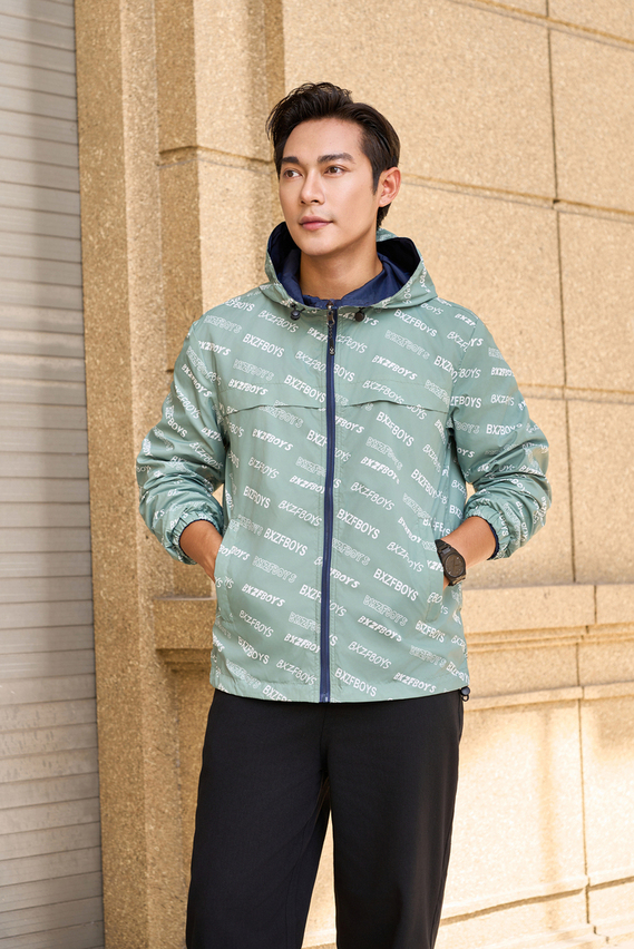 Ảnh của Áo jacket nam 2 mặt 2 lớp/243JM22072 / DC28